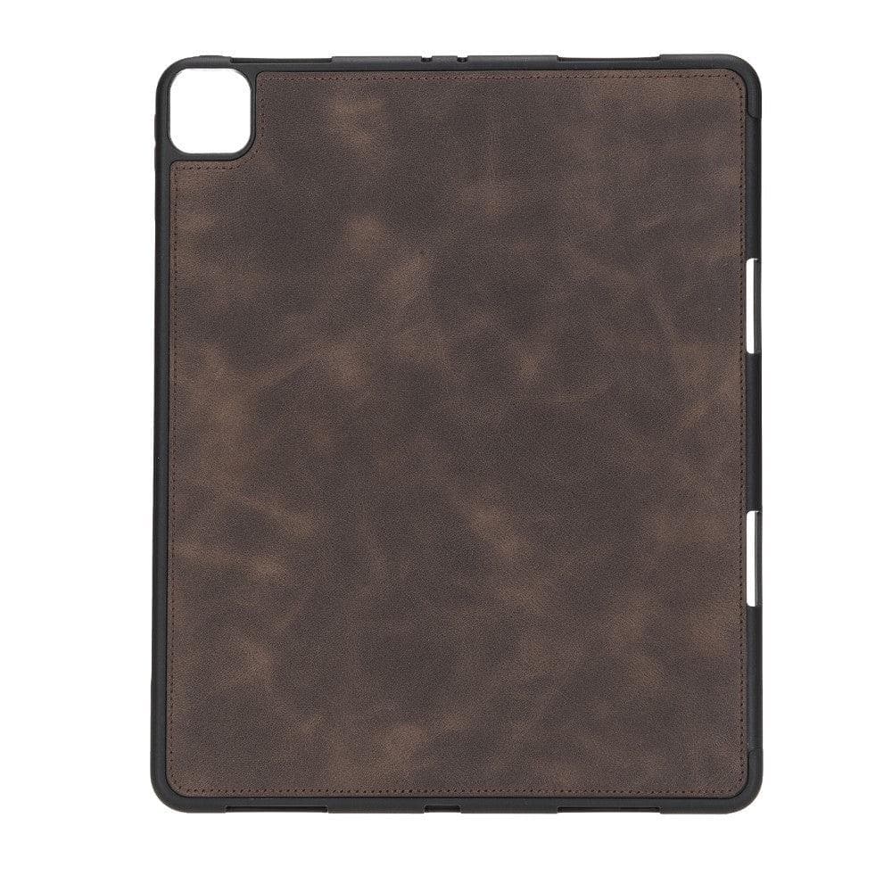 Eto iPad Series Genuine Leather Wallet Case - iPad Pro 11 2021 / BURNISHED RUSTIC TAN