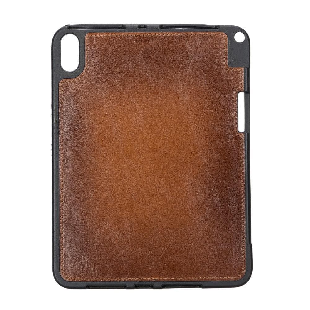 Eto iPad Series Genuine Leather Wallet Case - iPad Pro 11 2021 / BURNISHED RUSTIC TAN