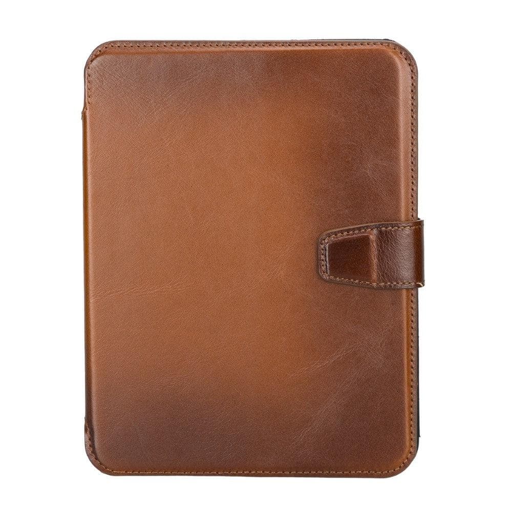 Eto iPad Series Genuine Leather Wallet Case - iPad Pro 11 2021 / BURNISHED RUSTIC TAN