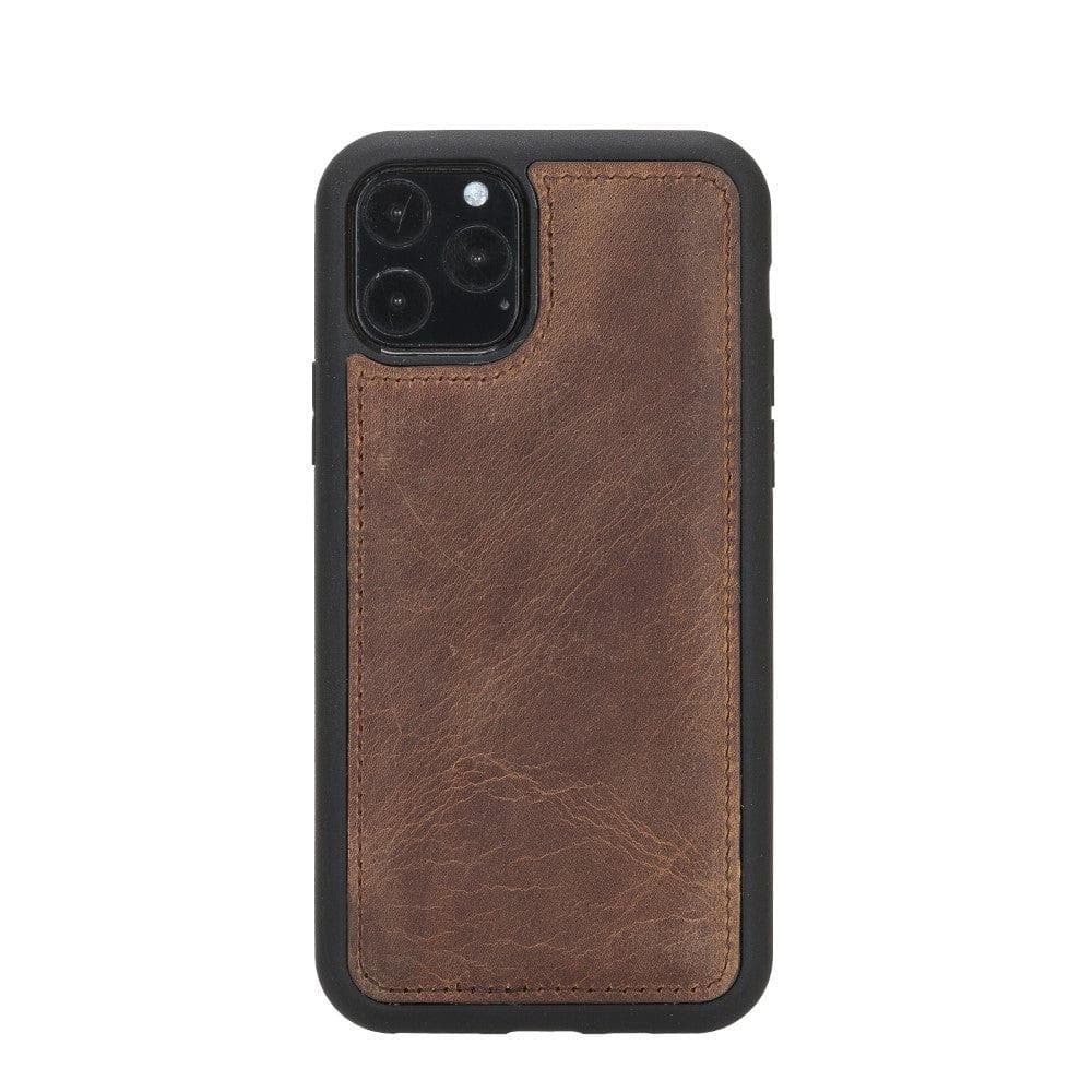 Flex Cover iPhone 11 Series Genuine Leather Back Cover / FXC - iPhone 11 Pro Max / ANTIC BROWN