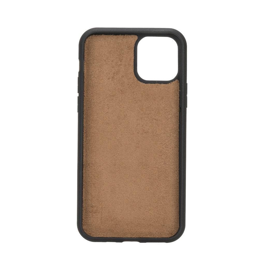 Flex Cover iPhone 11 Series Genuine Leather Back Cover / FXC - iPhone 11 Pro / RUSTIC BLACK