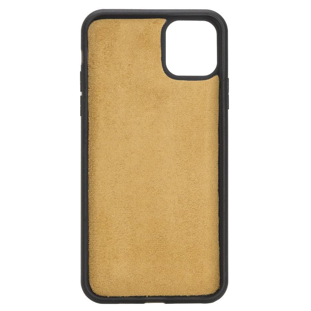 Magic iPhone 11 Series Detachable Genuine Leather Wallet Case - MW