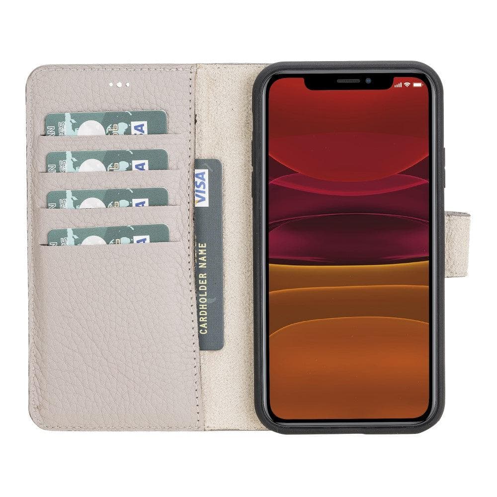 Magic iPhone 11 Series Detachable Genuine Leather Case / MW