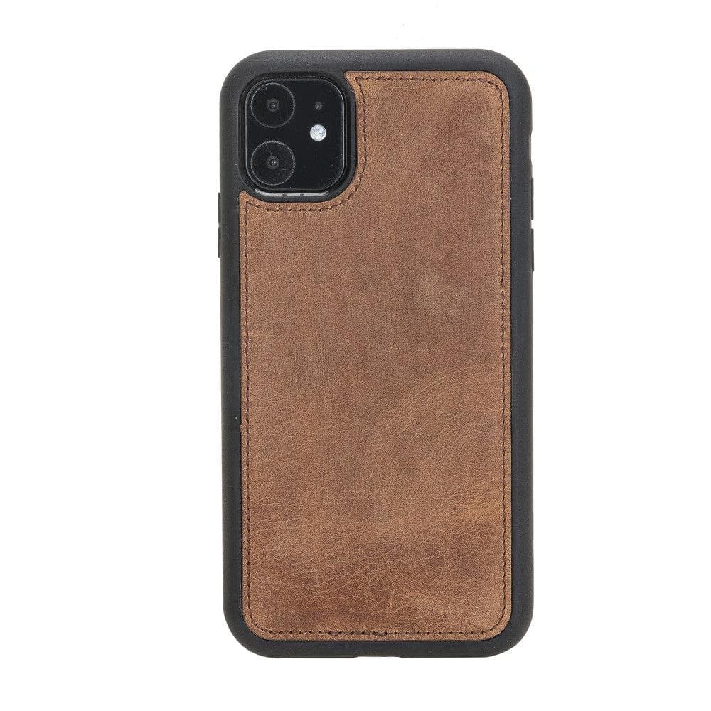 Magic iPhone 11 Series Detachable Genuine Leather Case / MW