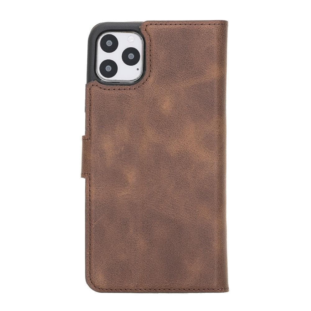 Magic iPhone 11 Series Detachable Genuine Leather Case / MW