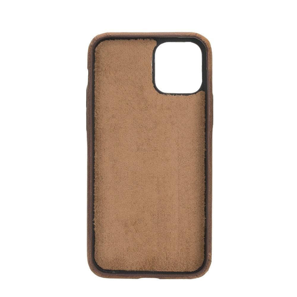 Rock Cover iPhone 11 Series Genuine Leather Case / RC - iPhone 11 Pro Max / BURNISHED RUSTIC TAN