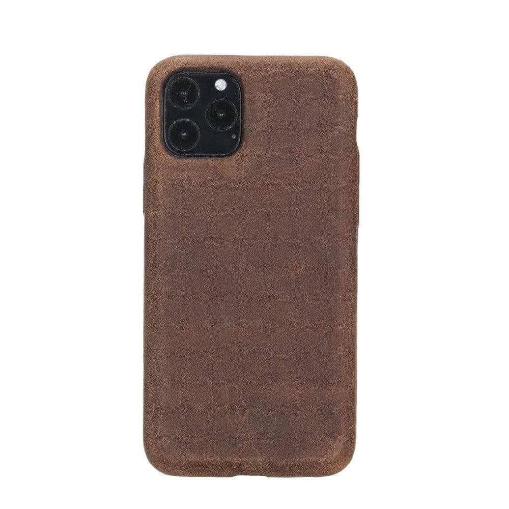 Rock Cover iPhone 11 Series Genuine Leather Case / RC - iPhone 11 Pro Max / BURNISHED RUSTIC TAN