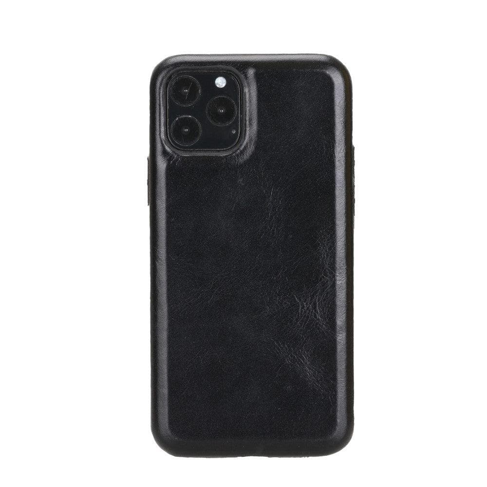 Rock Cover iPhone 11 Series Genuine Leather Case / RC - iPhone 11 Pro / RUSTIC BLACK