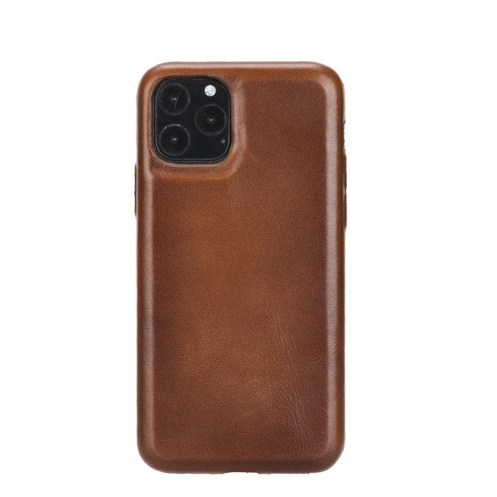 Rock Cover iPhone 11 Series Genuine Leather Case / RC - iPhone 11 Pro / ANTIC BROWN