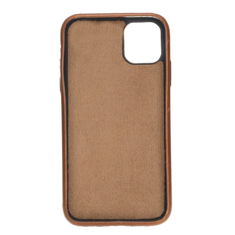 Rock Cover Stand iPhone 11 Series Genuine Leather Case / RCS - iPhone 11 Pro Max / RUSTIC BLACK