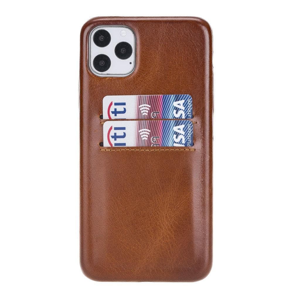 Ultra Cover CC iPhone 11 Series Genuine Leather Case / UC CC - iPhone 11 Pro Max 6.5" / BURNISHED RUSTIC TAN