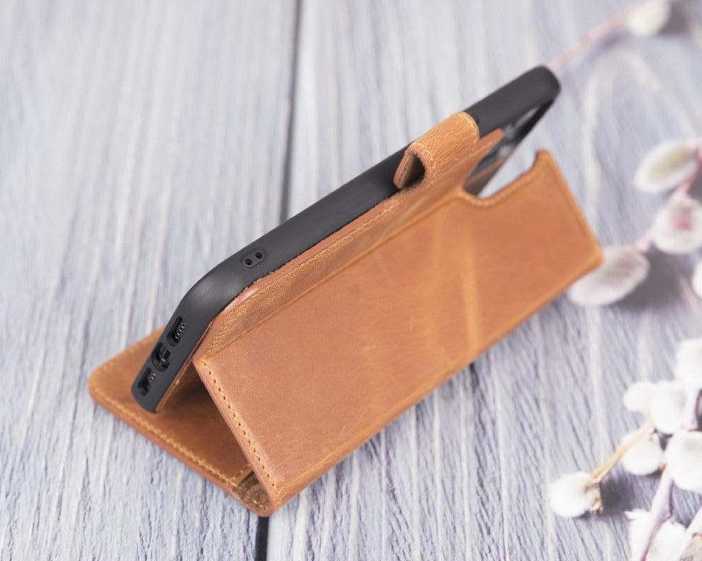 Magic iPhone 12 Series Detachable Genuine Leather Case / MW