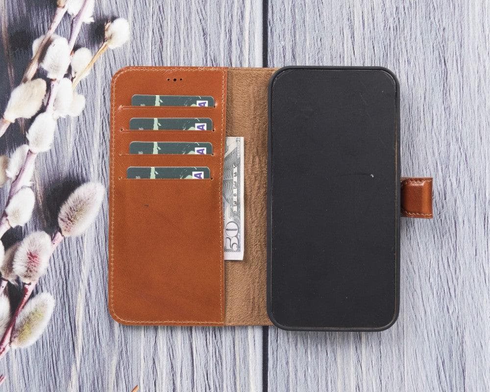 Magic iPhone 12 Series Detachable Genuine Leather Case / MW