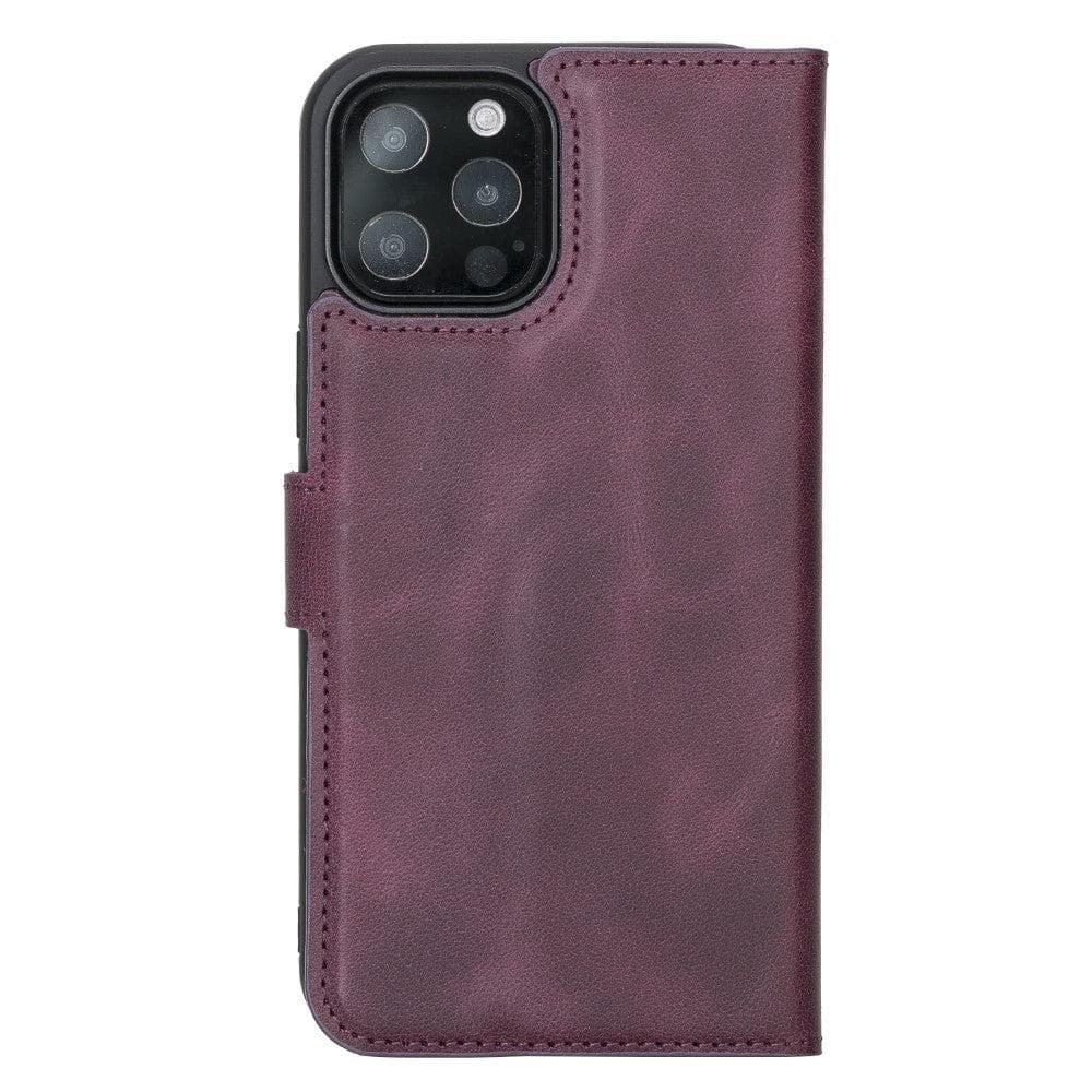 Magic iPhone 12 Series Detachable Genuine Leather Case / MW