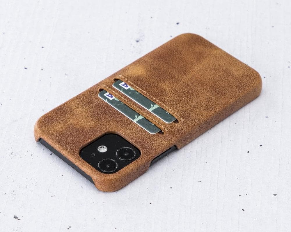 Ultra Cover CCP iPhone 12 Series Genuine Leather Case / UC CCP - iPhone 12 Pro Max 6.7" / RUSTIC TAN