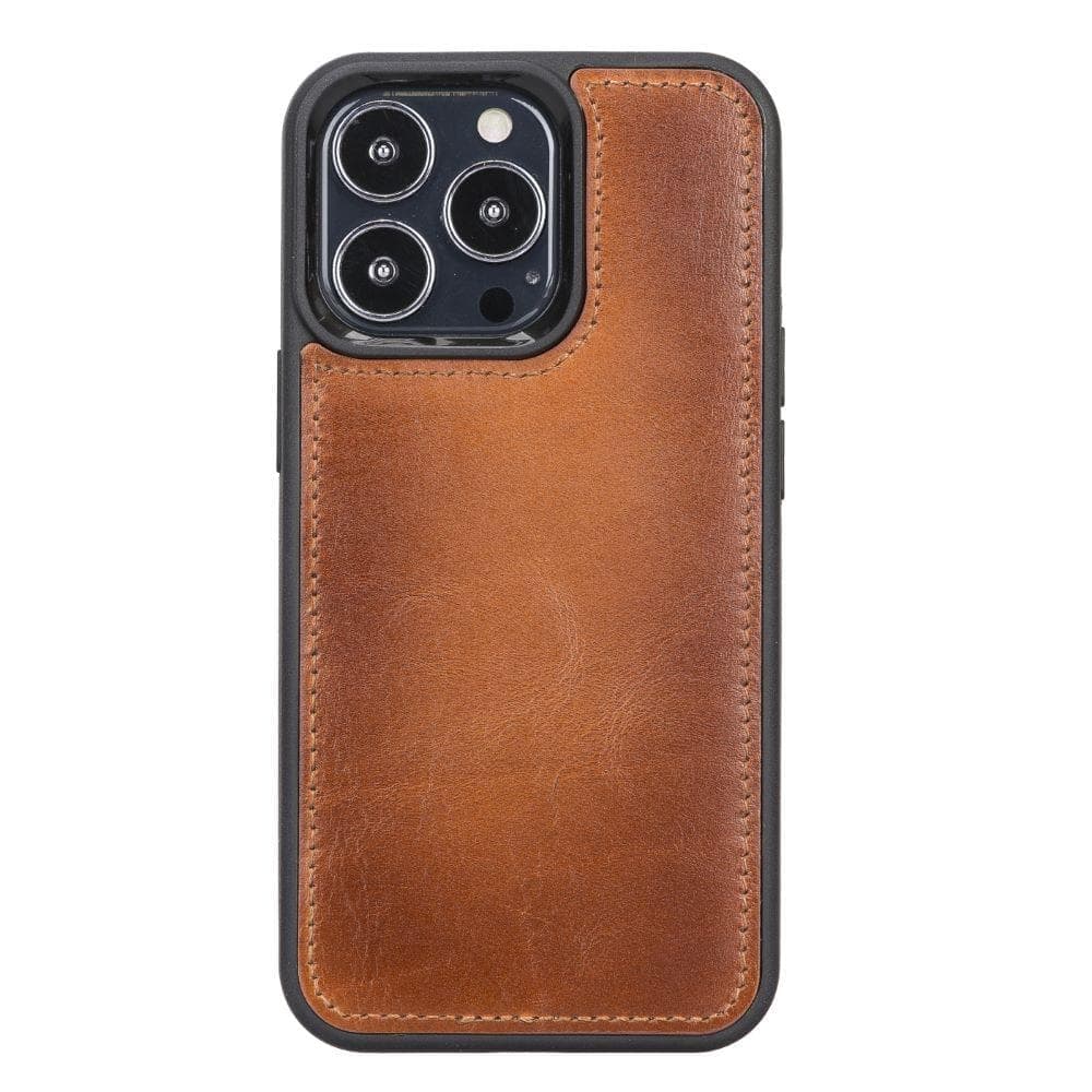 Magic iPhone 13 Series Detachable Genuine Leather Case / MW