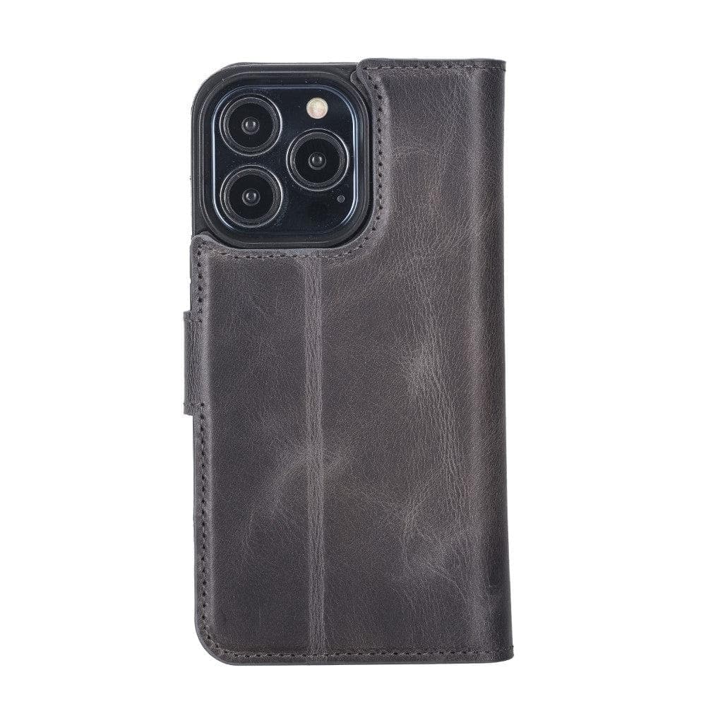 Magic iPhone 13 Series Detachable Genuine Leather Case / MW