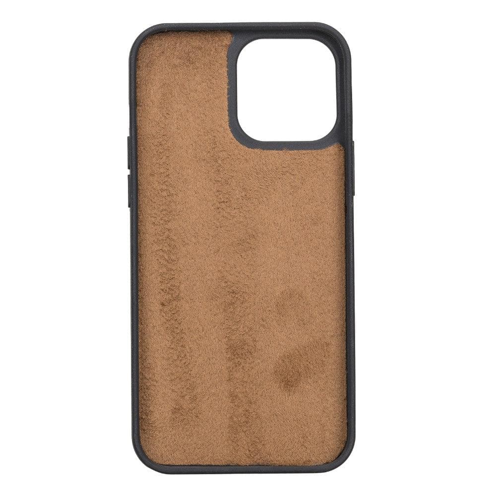 Flex Cover iPhone 13 Series Genuine Leather Back Cover / FXC - iPhone 13 Pro Max 6.7" / BURNISHED RUSTIC TAN