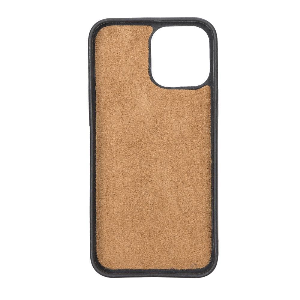 Flex Cover iPhone 13 Series Genuine Leather Back Cover / FXC - iPhone 13 Pro Max 6.7" / BURNISHED RUSTIC TAN