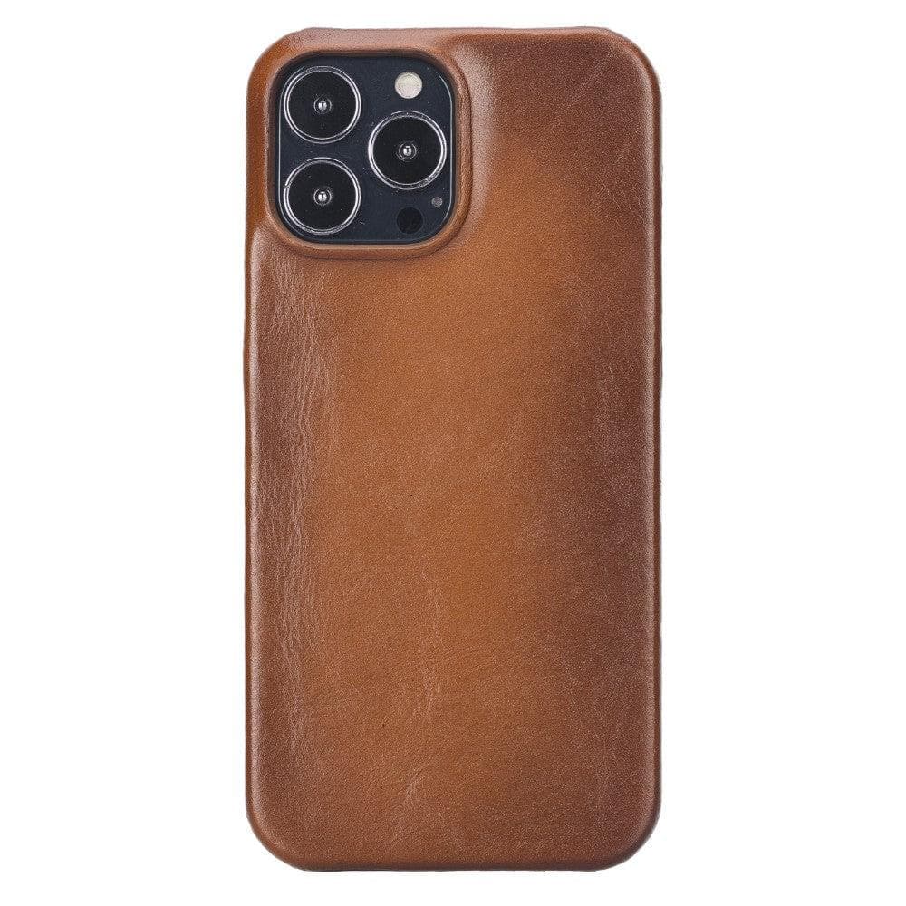 Ultimate Jacket iPhone 13 Series Genuine Leather Case / UJ - iPhone 13 Pro 6.1" / BURNISHED RUSTIC TAN