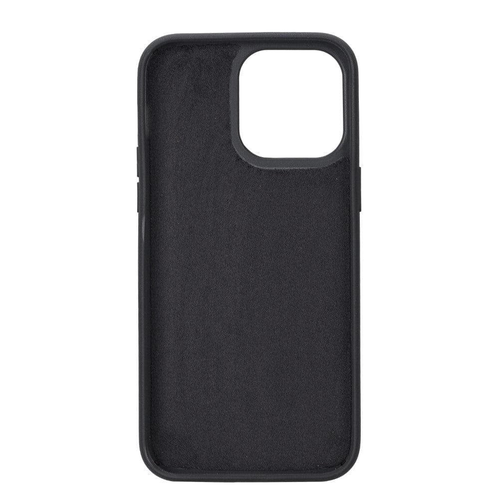 Magic iPhone 14 Series Detachable Genuine Leather Case / MW - iPhone 14 Plus / RUSTIC BLACK