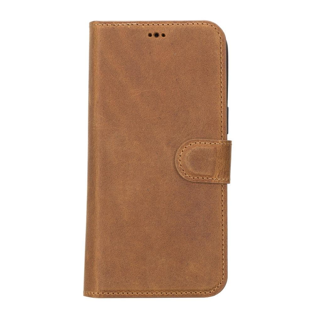 Magic iPhone 14 Series Detachable Genuine Leather Case / MW - iPhone 14 Pro / BURNISHED VESSELLE GRAY