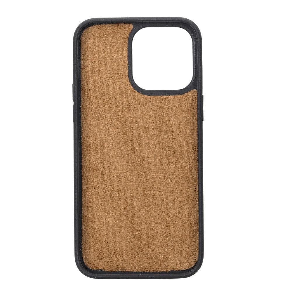 Magic iPhone 14 Series Detachable Genuine Leather Case / MW - iPhone 14 Pro Max / ANTIC BROWN