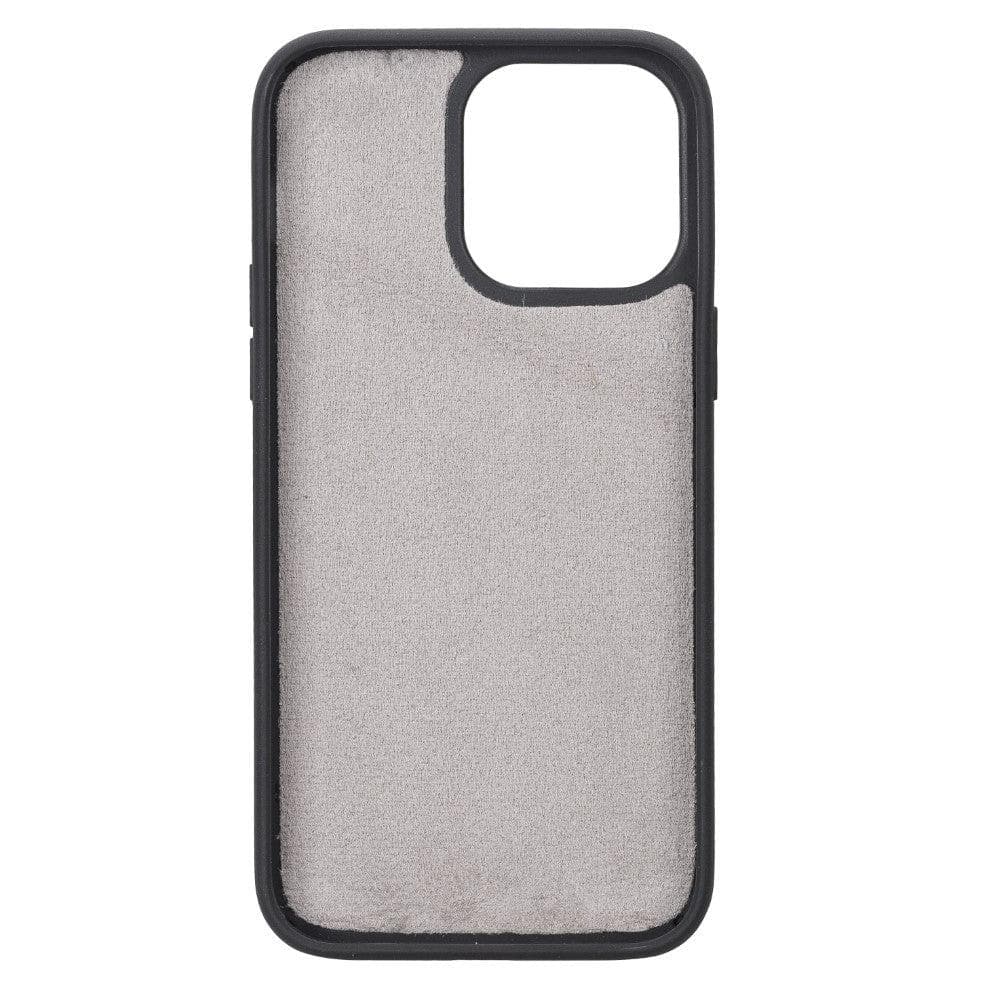 Magic iPhone 14 Series Detachable Genuine Leather Case / MW - iPhone 14 Pro Max / RUSTIC BLACK