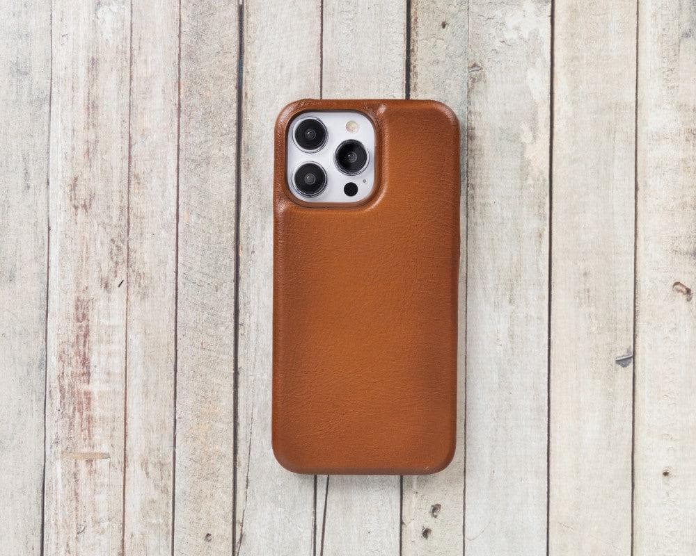 Ultimate Jacket iPhone 14 Series Genuine Leather Case / UJ - iPhone 14 / BURNISHED RUSTIC TAN