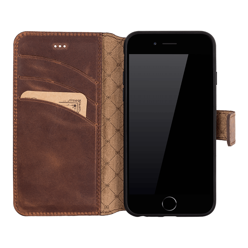 Magic iPhone iPhone SE/8/7 Detachable Genuine Leather Case / MW