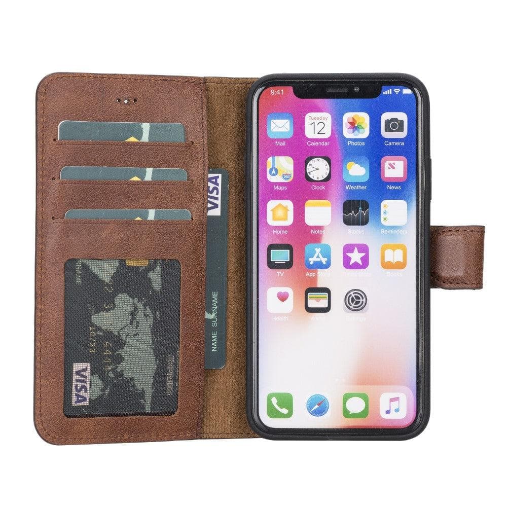 Magic iPhone X Series Detachable Genuine Leather Case / MW