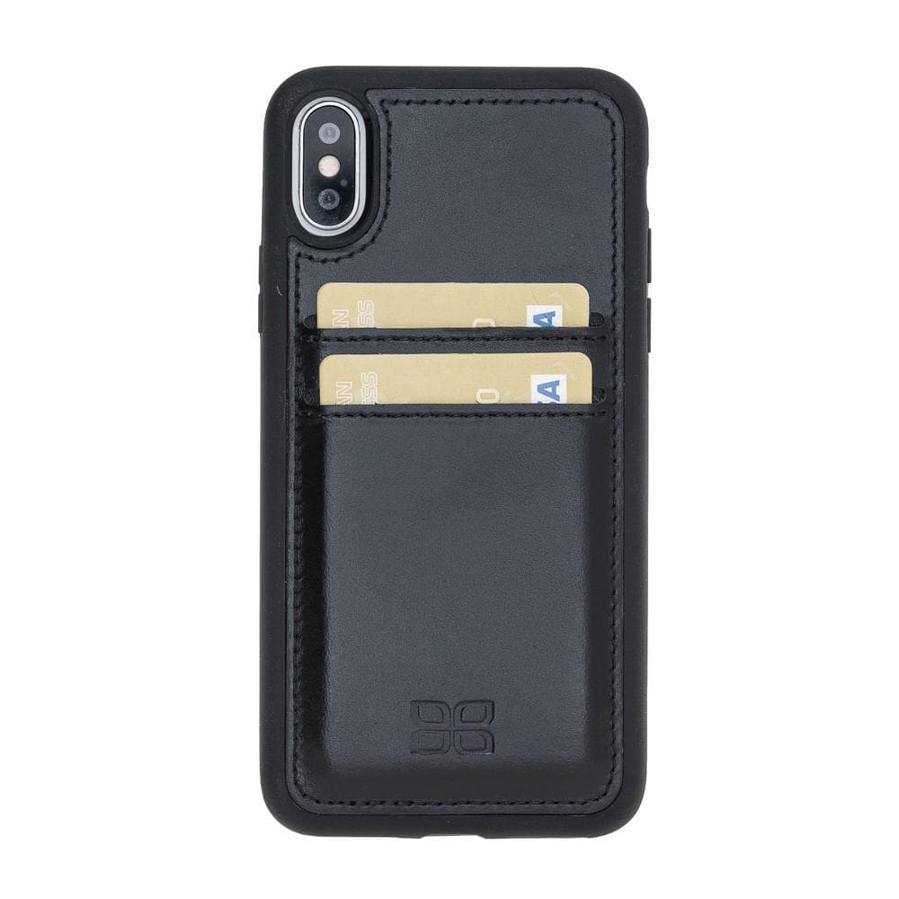 Ultimate Jacket CC iPhone X/XS Genuine Leather Case / UJ CC - iPhone X/XS / ANTIC DARK GRAY