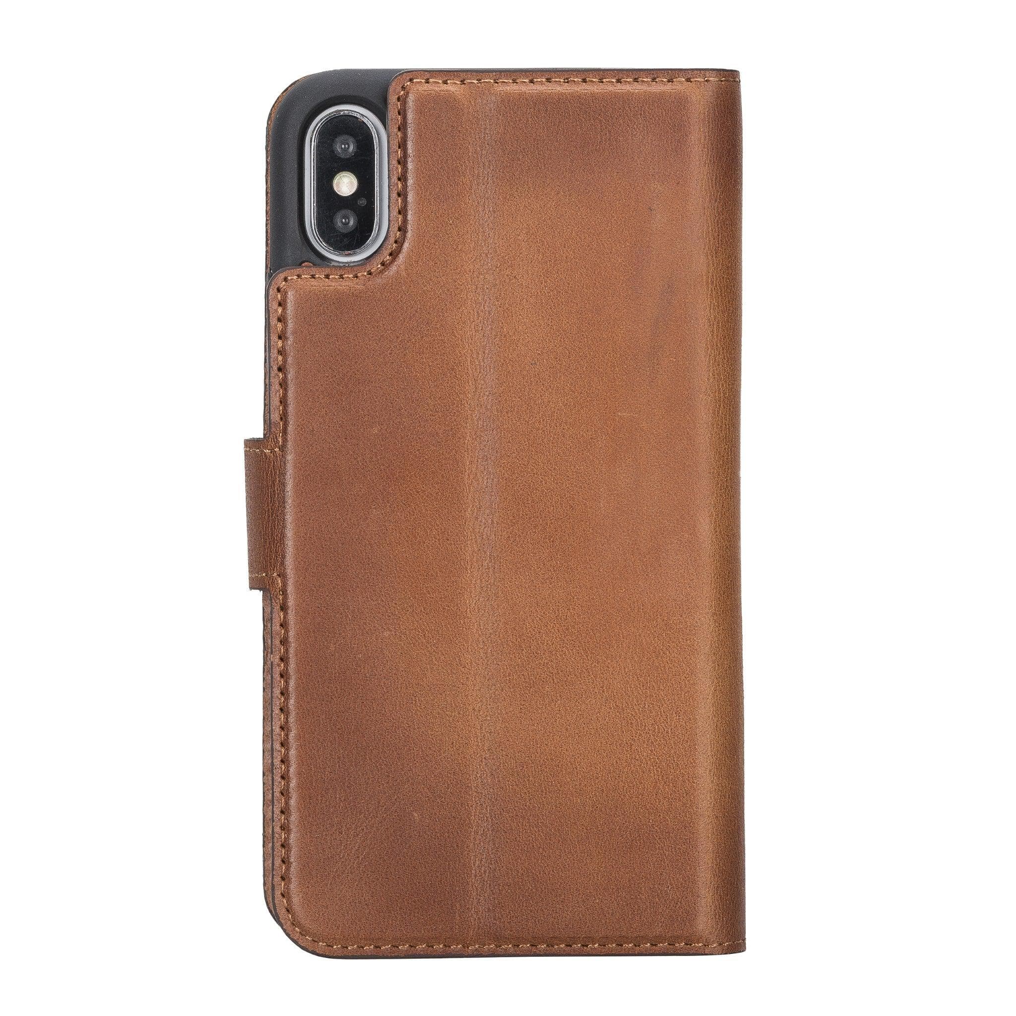 Magic iPhone XS Max Detachable Genuine Leather Case / MW