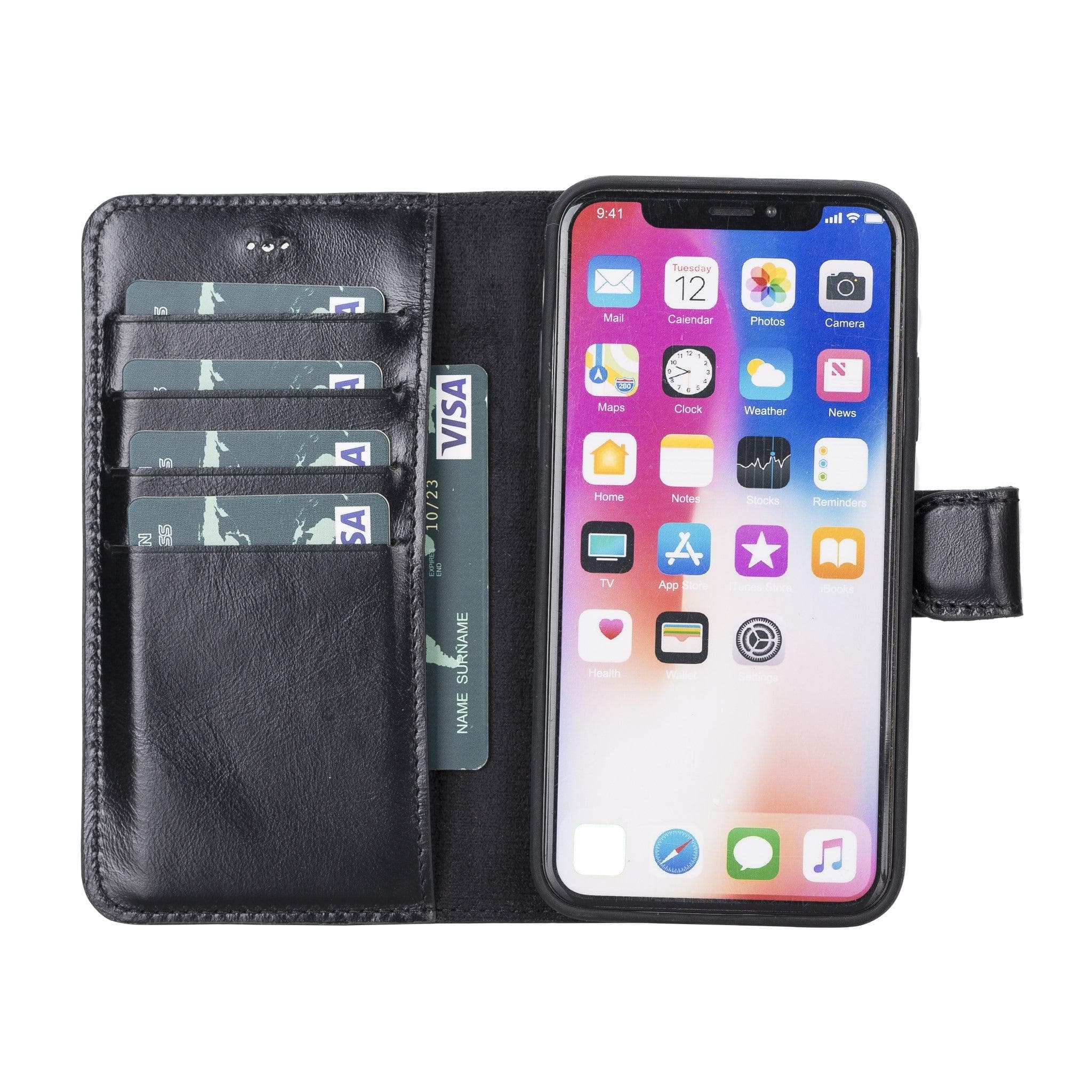 Magic iPhone X Series Detachable Genuine Leather Case / MW