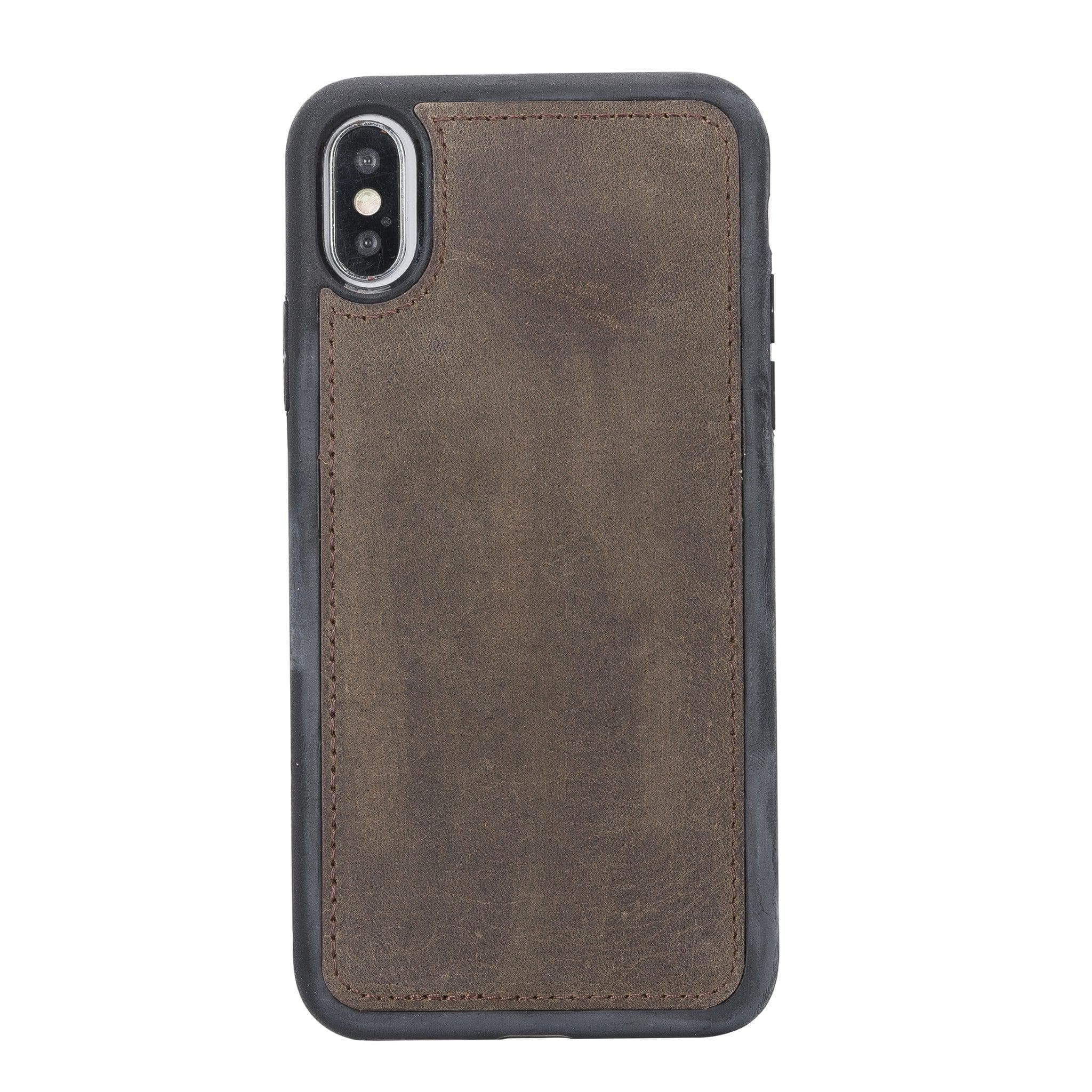 Magic iPhone XS Max Detachable Genuine Leather Case / MW