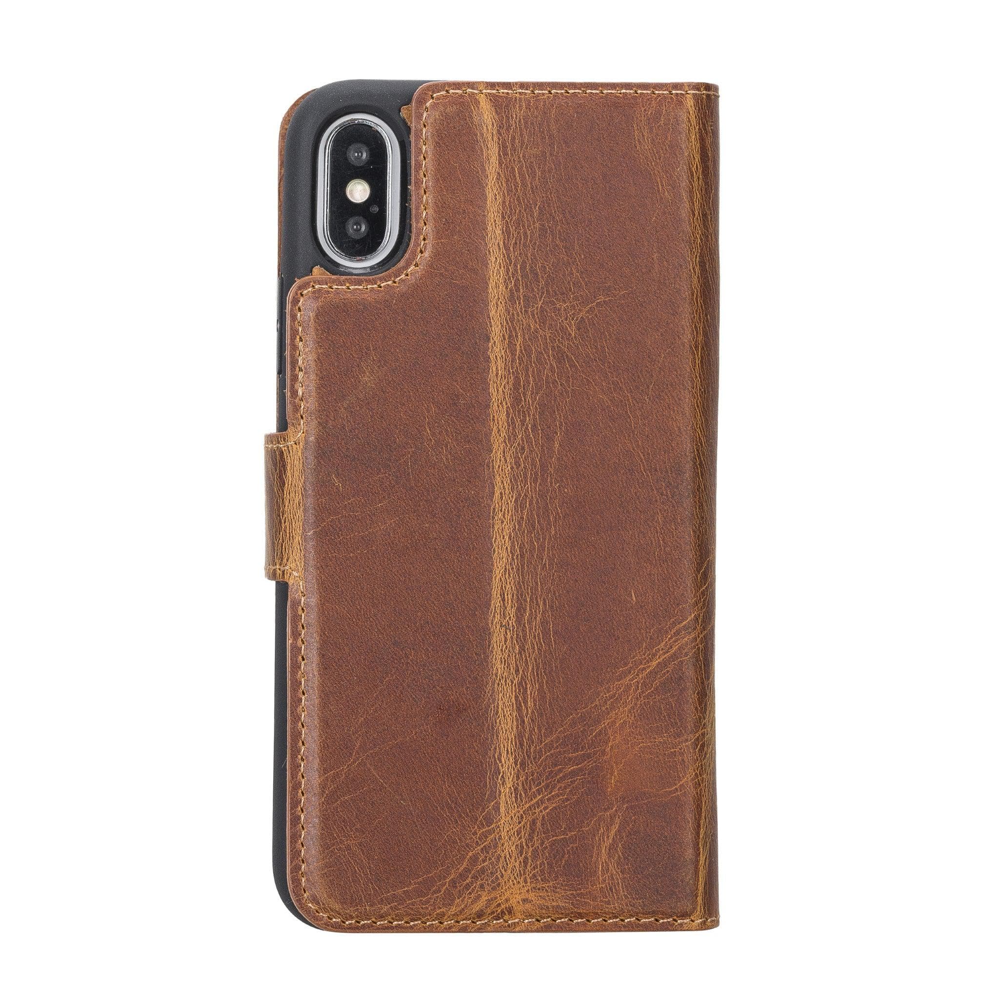 Magic iPhone XS Max Detachable Genuine Leather Case / MW