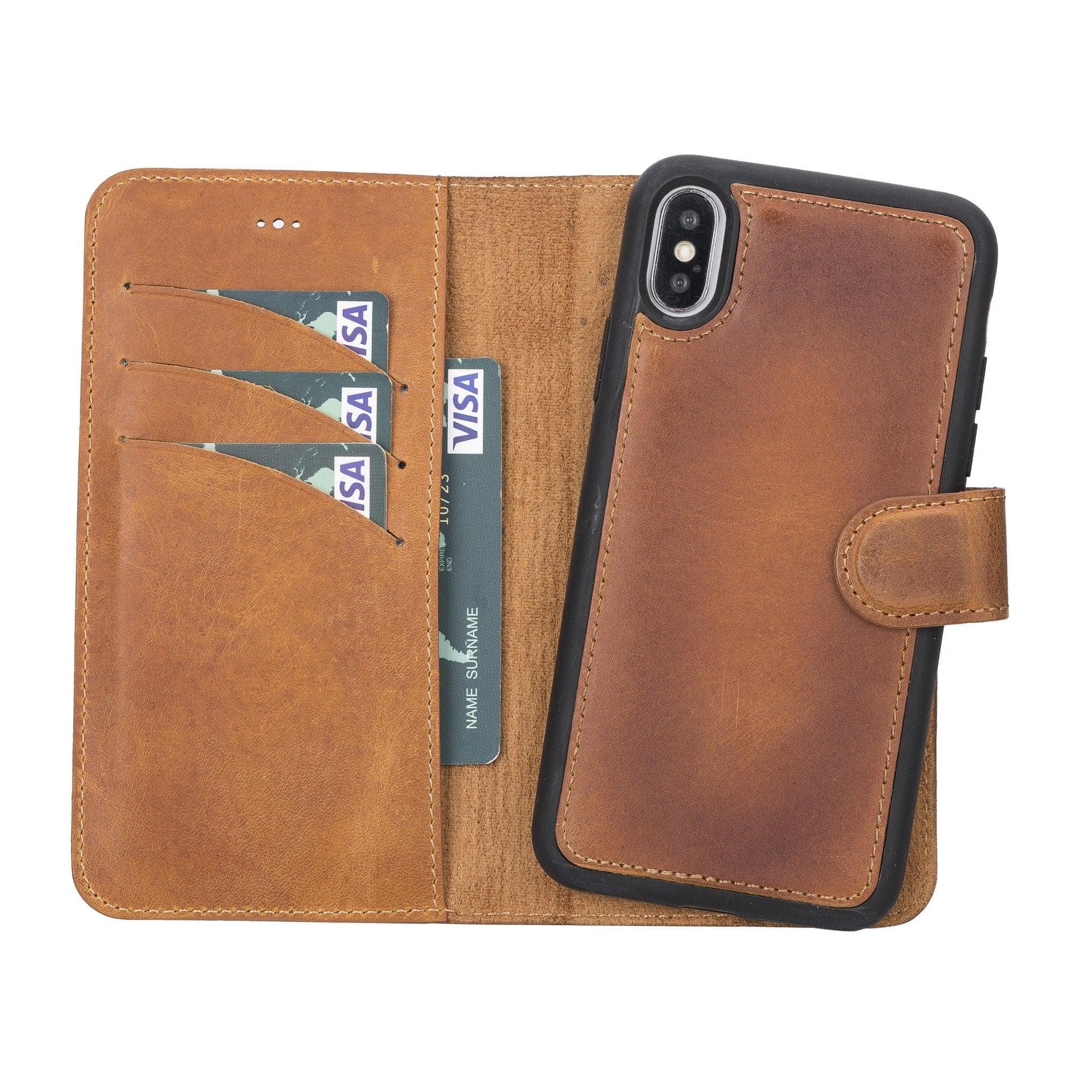 Magic iPhone X Series Detachable Genuine Leather Case / MW