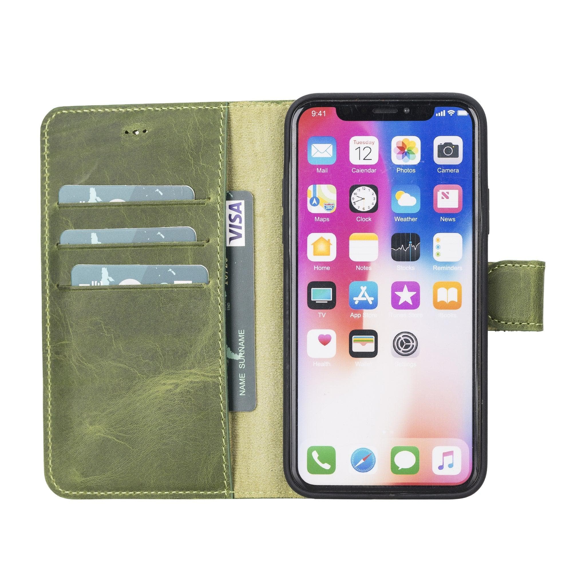 Magic iPhone X Series Detachable Genuine Leather Case / MW