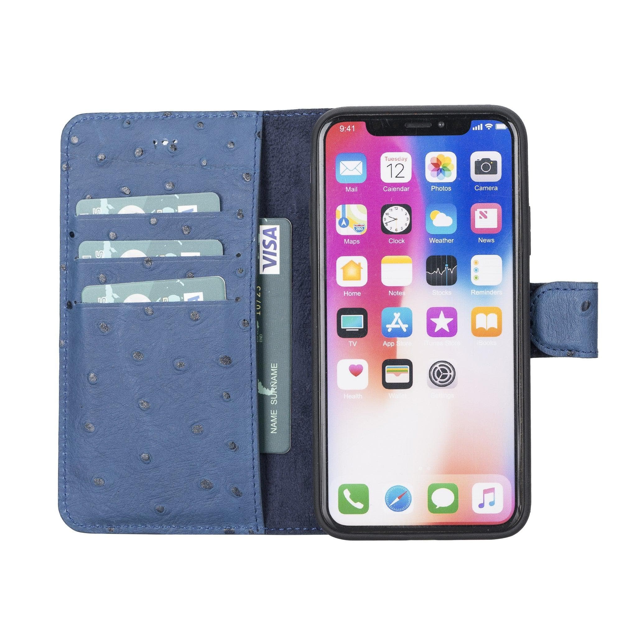 Magic iPhone XS Max Detachable Genuine Leather Case / MW