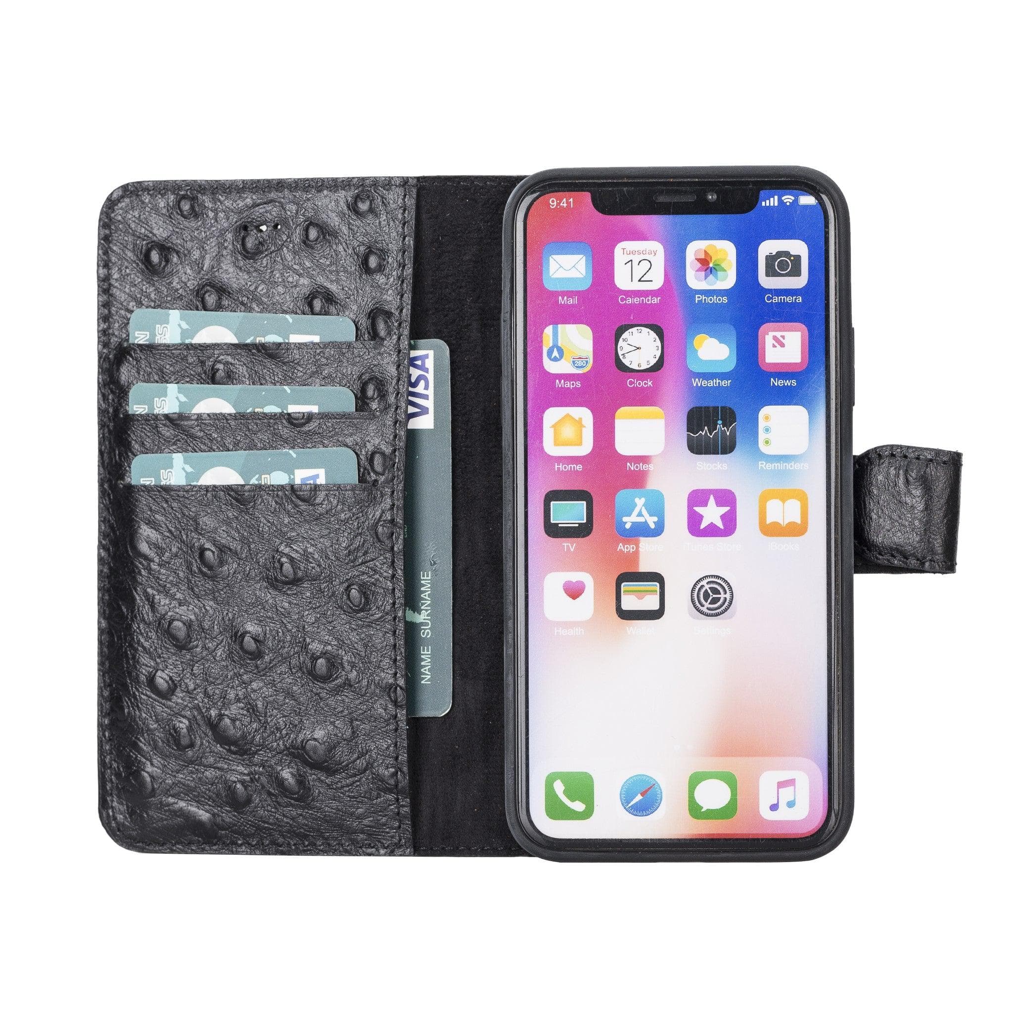 Magic iPhone XS Max Detachable Genuine Leather Case / MW