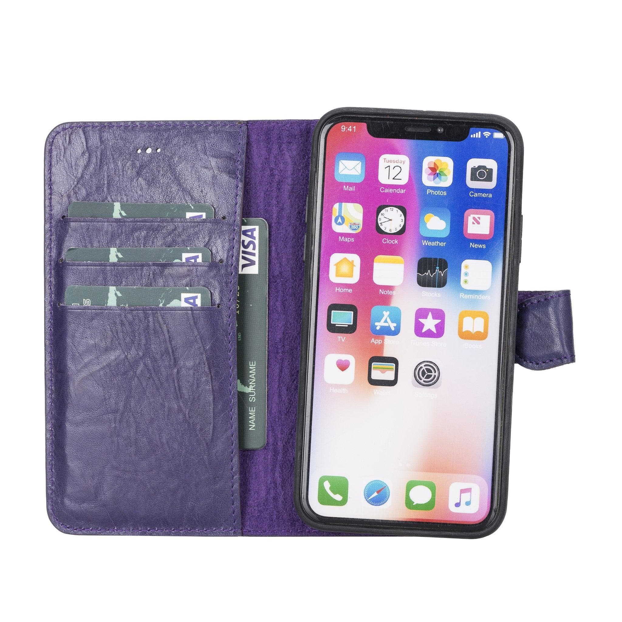 Magic iPhone XS Max Detachable Genuine Leather Case / MW