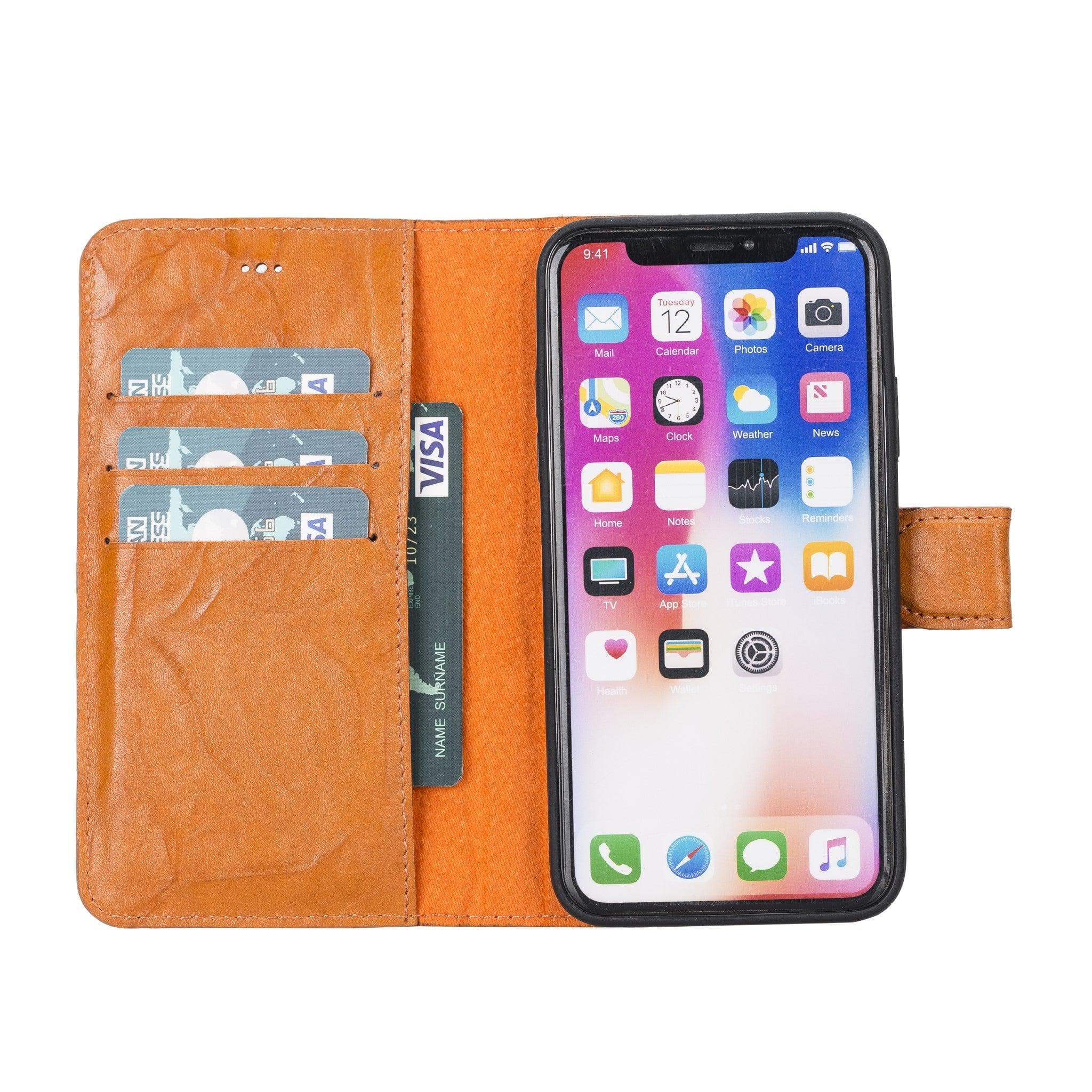 Magic iPhone XS Max Detachable Genuine Leather Case / MW