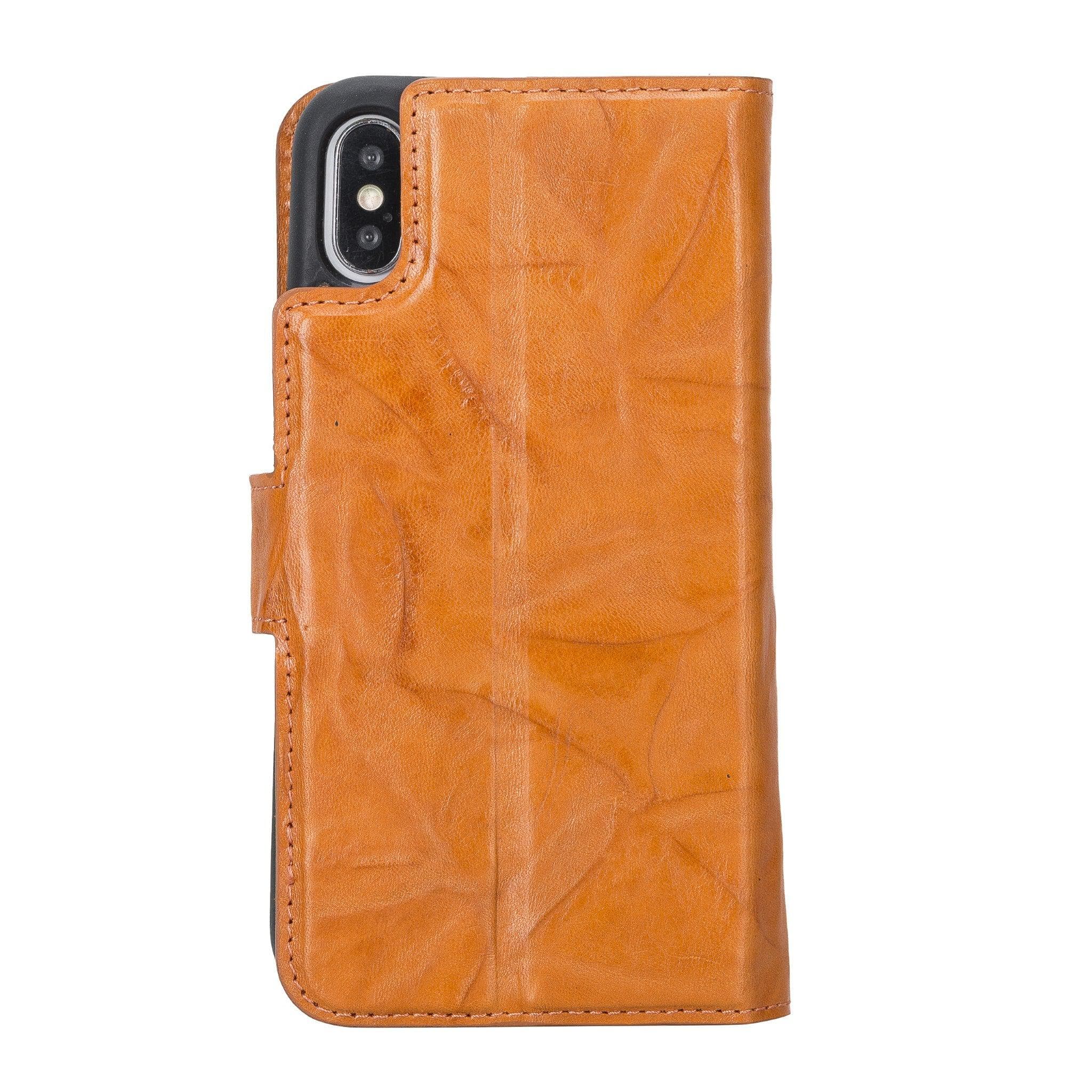 Magic iPhone XS Max Detachable Genuine Leather Case / MW