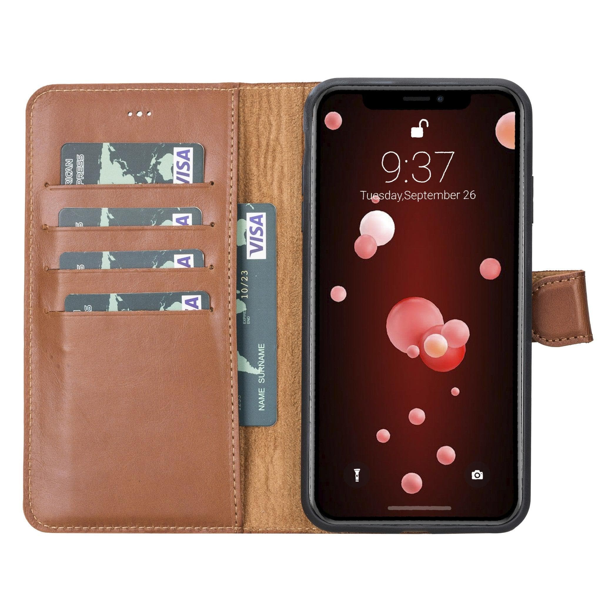 Magic iPhone XS Max Detachable Genuine Leather Case / MW