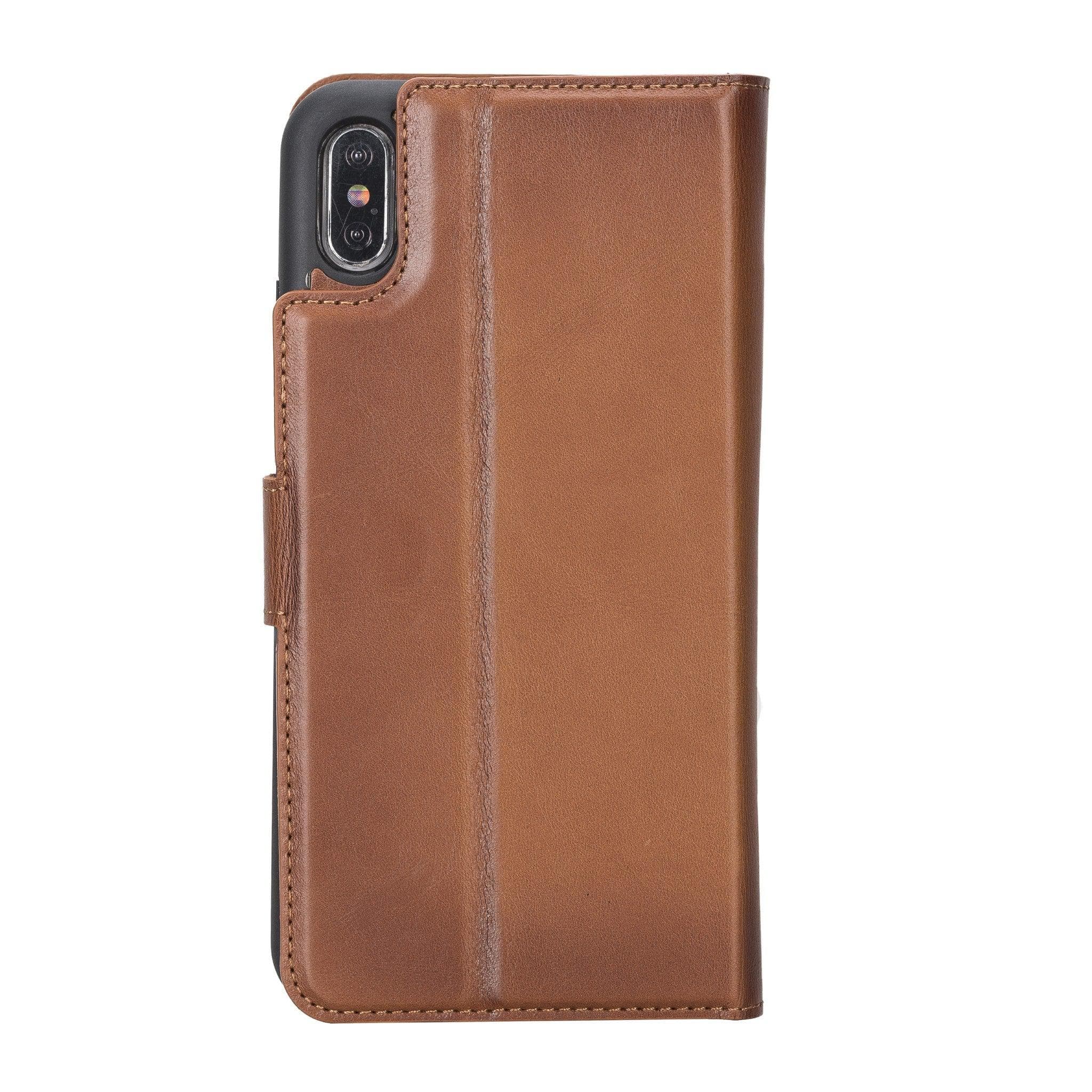 Magic iPhone XS Max Detachable Genuine Leather Case / MW