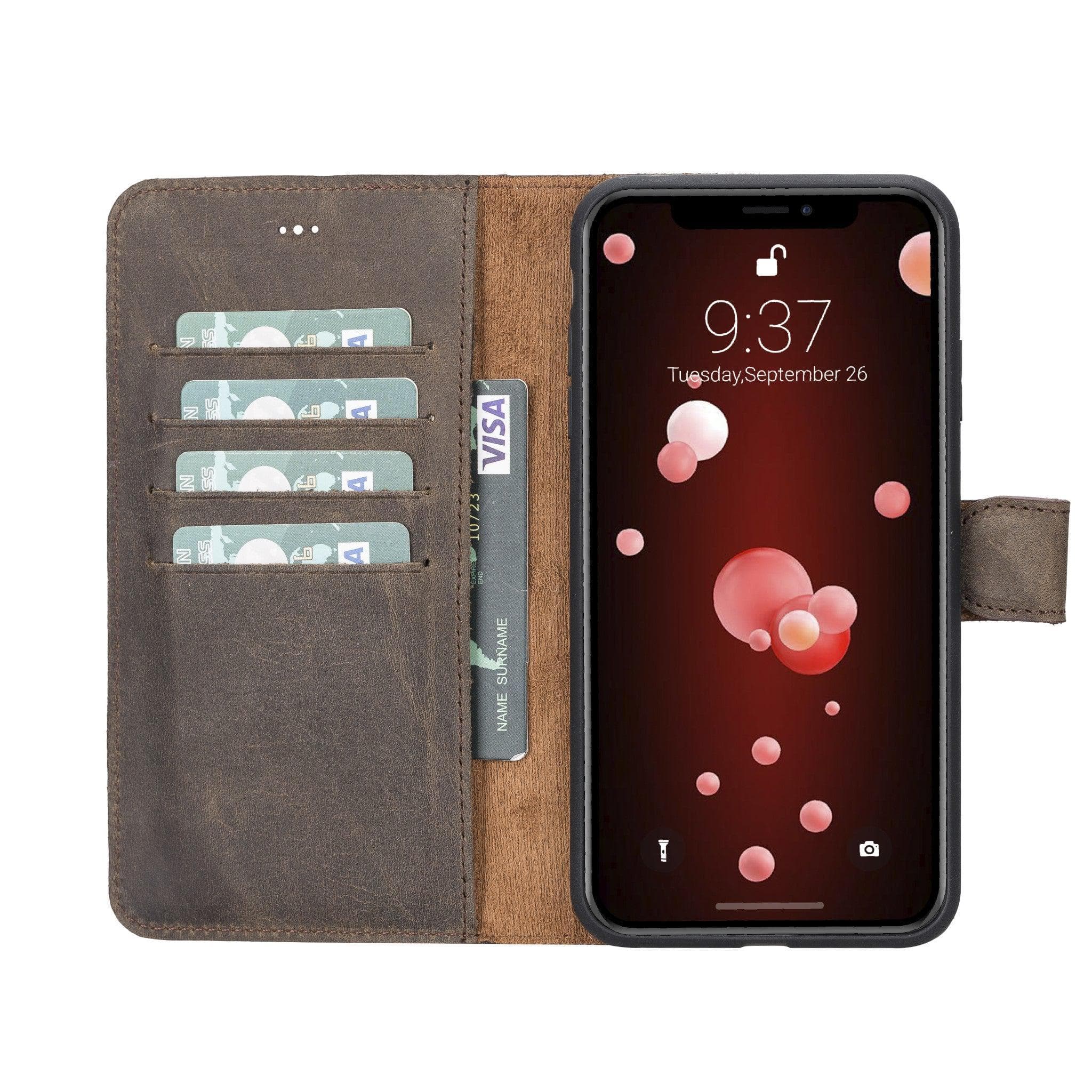 Magic iPhone XS Max Detachable Genuine Leather Case / MW