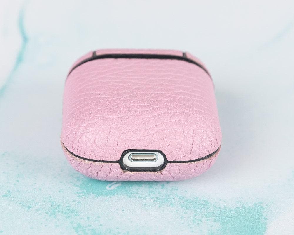 Juni AirPods 1/2 Leather Case - Pink