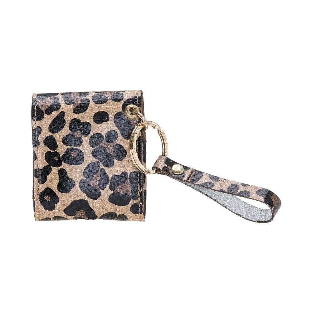 Mai Snap AirPods 3 and AirPods Pro Leather Case with Hook - Airpods 3 / Leopard