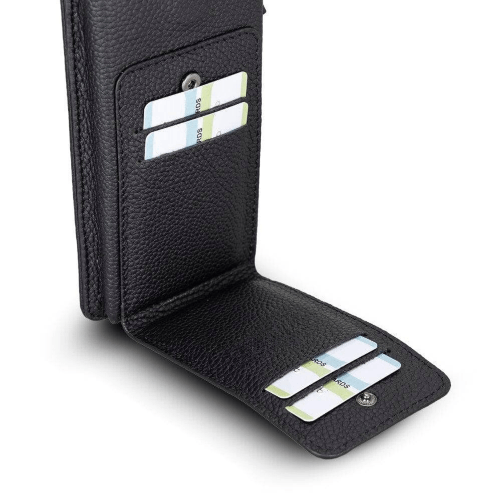 Avjin Genuine Leather Crossbody Bag Compatible with Phones up to 6.9"