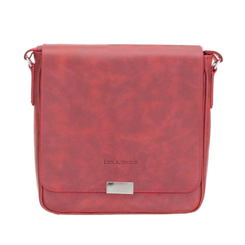 B2B-Calisto Handmade Genuine Leather Shoulder Strap Messenger Bags Red / Leather Bouletta B2B